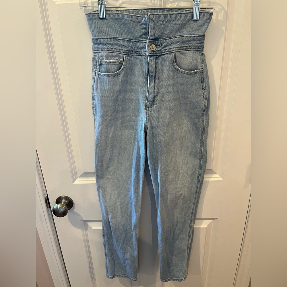 Hollister Ultra High Rise Mom Jean Hollister Vintage Stretch Size 1 W25 L27